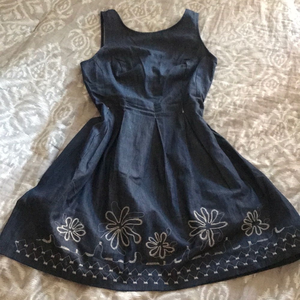 Jean color dress